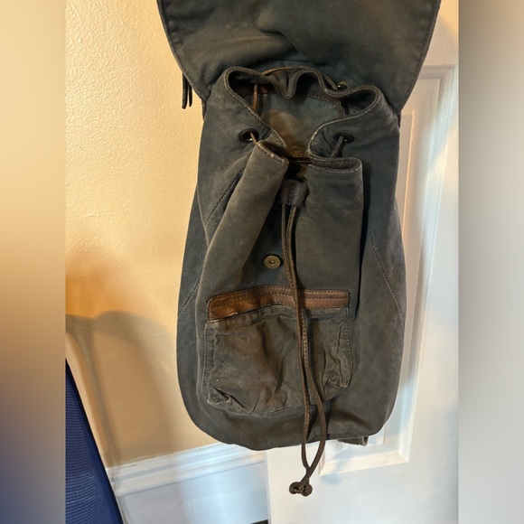 Gray Drawstring Backpack - Picture 2 of 4